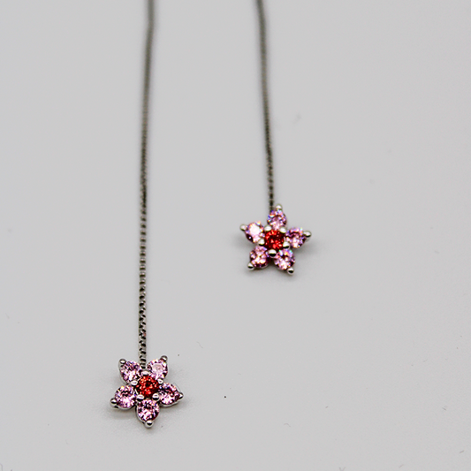 Orecchini Fiore Pendenti