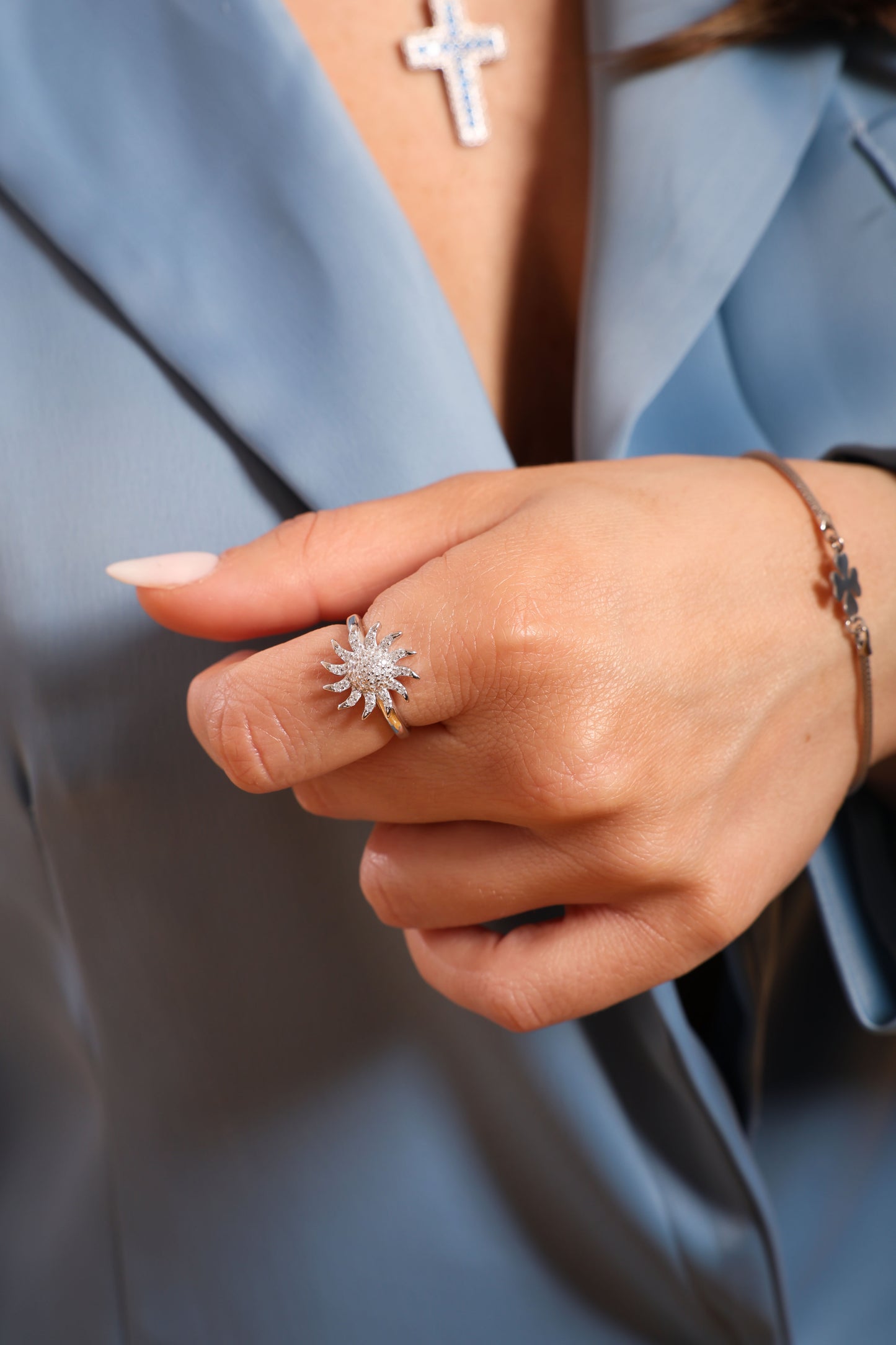 Anello Sole Infinito