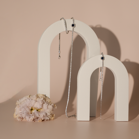 Set cuore collana e bracciale